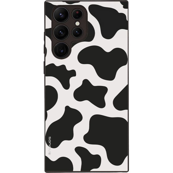 Sonique ���� Animal Print Series ��� Samsung Galaxy S22 Ultra Cow 01