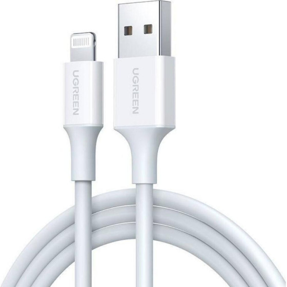 Ugreen Cable Lightning To Usb 2.4A US155 1.5m White - (80315)