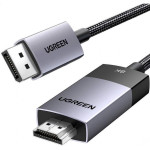 Ugreen Displayport To Hdmi Cable DP115 8k 60 Hz 1m Black - (80395)