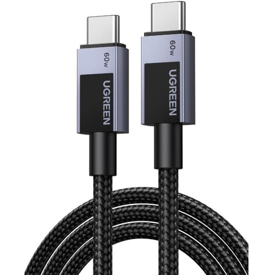 Ugreen USB-C To USB-C Cable L524 Pd 60W 2m Gray - (55775)