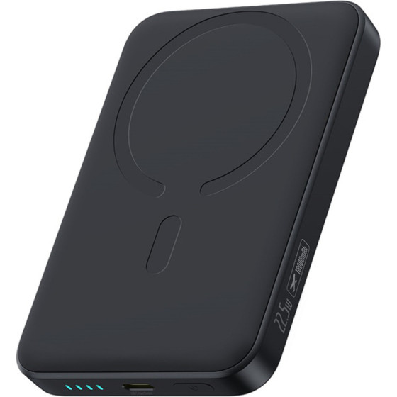 Baseus Enerfill FM11 Ultra-Mini 10000mAh 22.5W Magsafe Compatible Power Bank With Simple USB-C 20V/3A 30cm Cable - Black - (P1008210E123-00)