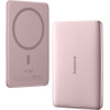 Baseus Picogo AM41 5000mAh 20W Ultra-Slim Power Bank Magsafe Compatible With Simple USB-C 60W 30cm Cable - Pink - (P1007680C453-00)