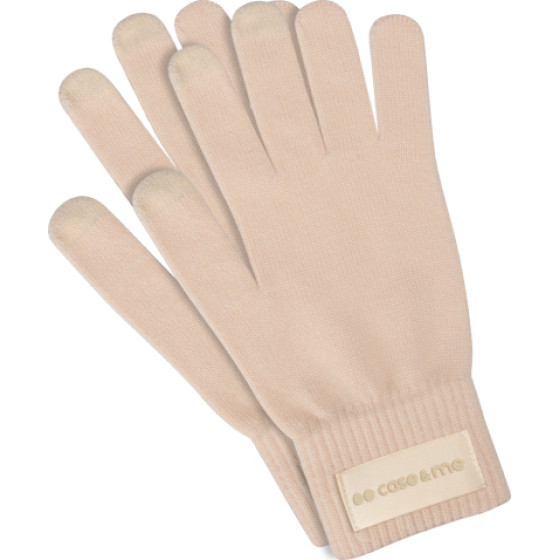 SBS Case Me Winter Gloves For Touch Screens One Size Ivory - (INTER25GL22GLI)