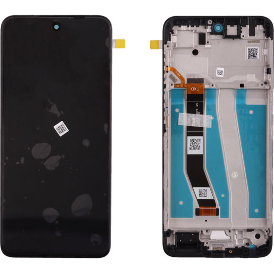 Realme Motorola Moto G14 4G XT2341-3 ����� + Touch Screen + Lens + Frame Black Original Service Pack - (5D68C23075)