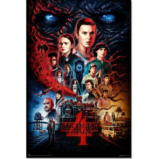 ERIK Stranger Things Vecna House poster - (8435497292751)