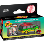 FUNKO Bitty POP Ride figure Jurassic Park Dr. Alan Grant and Jurassic Suv - (889698901130)