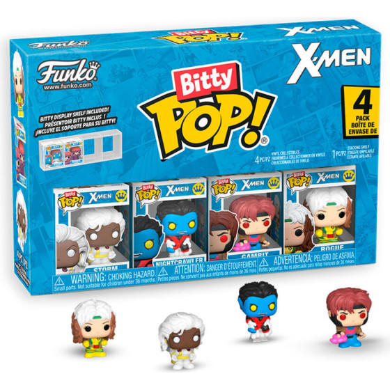 FUNKO Blister 4 figures Bitty POP Marvel X-Men Gambit - (889698925020)