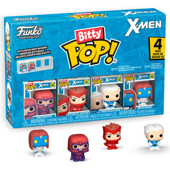 FUNKO Blister 4 figures Bitty POP Marvel X-Men Magneto - (889698913904)