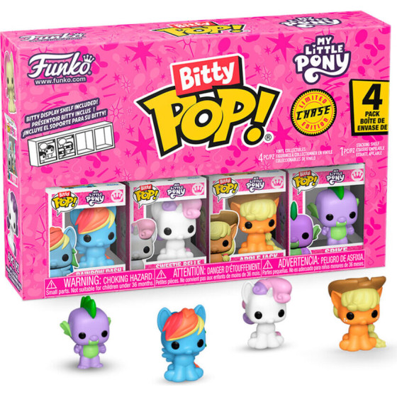 FUNKO Blister 4 figures Bitty POP My Little Pony Rainbow Dash - (889698925013)