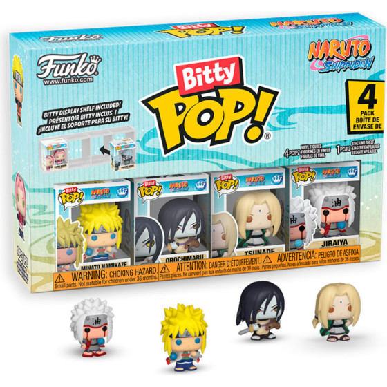 FUNKO Blister 4 figures Bitty POP Naruto Shippuden Team 2 - (889698898645)