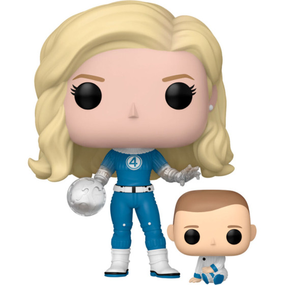 FUNKO POP figure Marvel The Fantastic 4 Invisible Woman & Franklin - (889698835831)