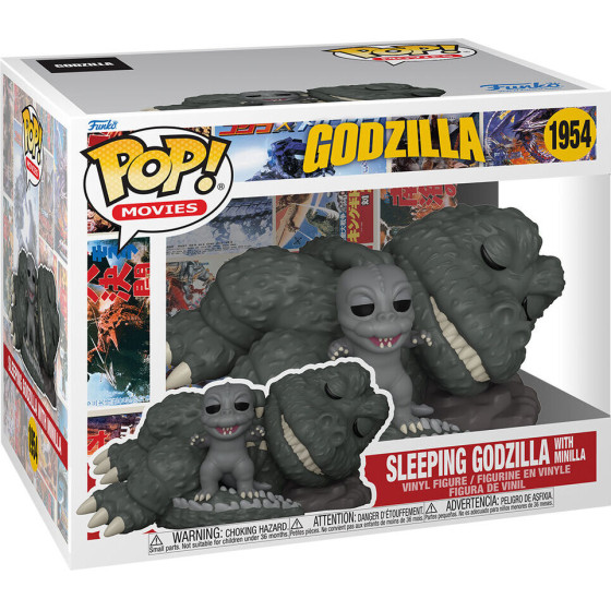 FUNKO POP figure Super Godzilla Sleeping Godzilla with Minilla - (889698865265)