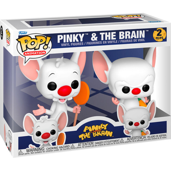 FUNKO POP pack 2 figures Pinky & The Brain - (889698866941)