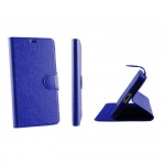 ���� SAMSUNG G925 S6 EDGE LINE LEATHER-TPU BOOK STAND BLUE VL