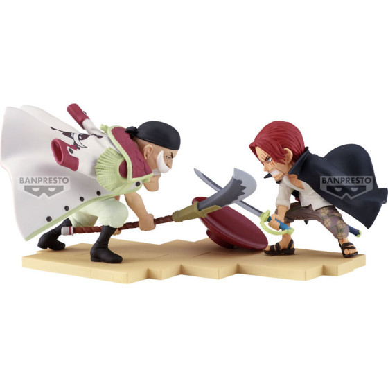 Banpresto One Piece World Collectable Log Stories Edward Newgate vs. Shanks Figure 13cm - (4983164290813)