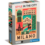Clementoni Style In The City Milan Puzzle 1000pCs - (8005125398423)