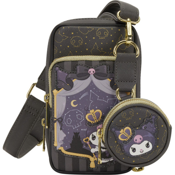 Loungefly Hello Kitty Kuromi 20th Anniversary Shoulder Bag + Purse - (671803564695)