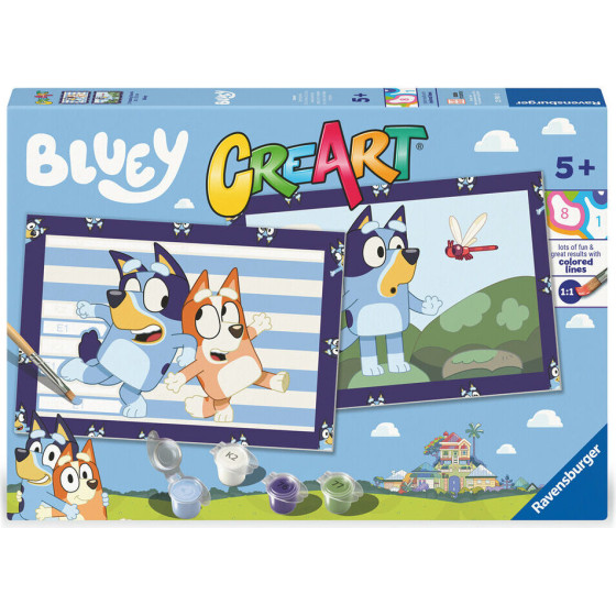 Ravensburger Bluey Creart Painting Kit - (4005556239610)