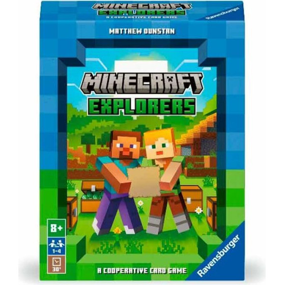 Ravensburger Spanish Minecraft Explorers Card Game - (4005556215805)