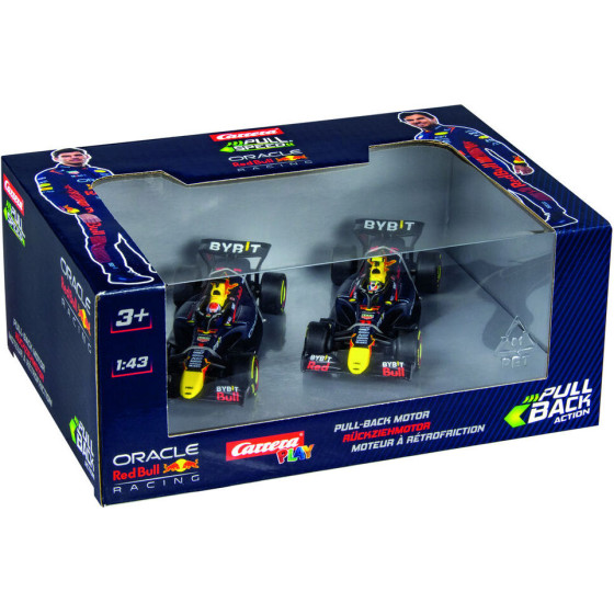 Carrera F1 Red Bull Double Action Pack 2 Cars Pull Back - (9003150130253)