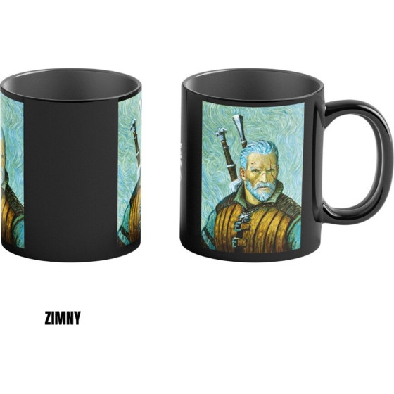 Cenega Publishing Heat Reveal Mug Good Loot The Witcher 3 Game Art Chronicles - Geralt & Vincent van Gogh 450 ml Black - (5908305247661)