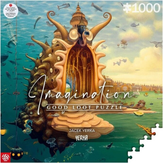 Cenega Publishing Imagination Puzzle: Jacek Yerka Port / Harbor 1000 elements - (5908305249351)