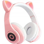 EXTRALINK Kids Headphones Pro Pink | Wired Headphones | Cat Ears - (EX.73615)