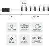 EXTRALINK Led Lights, 200L Cool White, Length 3 + 10 m Indoor/Outdoor - (EX.73271)