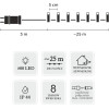 EXTRALINK Led Lights, 500L Cool White, Length 3 + 25 m Indoor/Outdoor - (EX.73288)