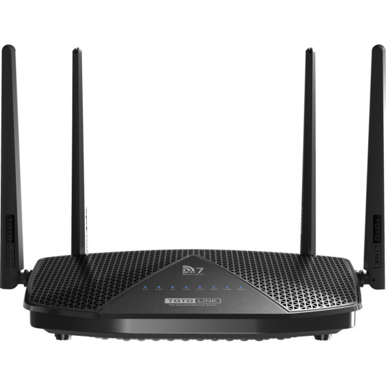 TotoLink | Wifi Router | WiFi7 Dual Band, 4x Gbe RJ45, 1x 2.5GBe RJ45 - (BE5100R)