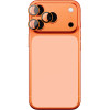 AmazingThing Camera Glass Protector For Iphone 17 Pro / Pro Max - With Orange Frame - (IP17CAM3OGLA)