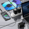 Dudao A67EU Gan 67W Wall Charger With Built-In Retractable USB-C Power Delivery Quick Charge Cable - Black - (A67EU-black)