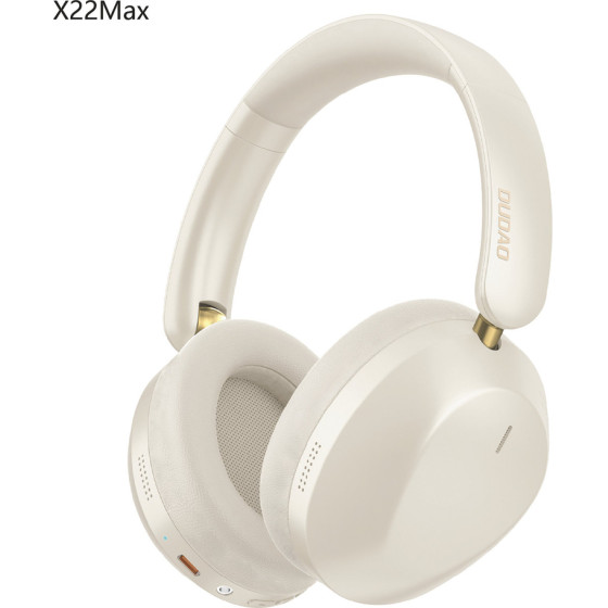 Dudao X22 Max Wireless On-Ear Bluetooth Headphones With Anc - Beige - (X22MAx beige)