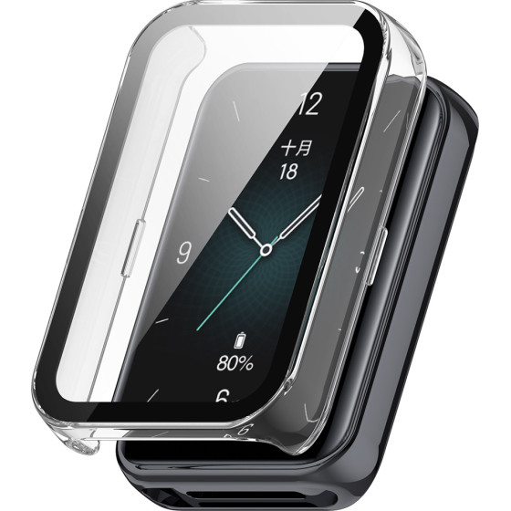 Techsuit - Defense360 Pro + Screen Protector - Honor Band 10 / Band 9 - Clear