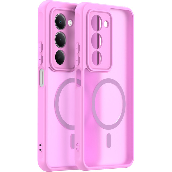 Techsuit - Halofrost Ii Magsafe - Xiaomi Redmi 15 4G / Redmi 15 5G - Pink