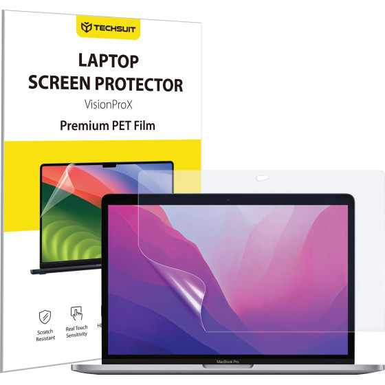 Techsuit - Visionprox Anti-Blue Light - Macbook Pro 13'' (2016/2018/2019/2020/2022) - Matte Clear