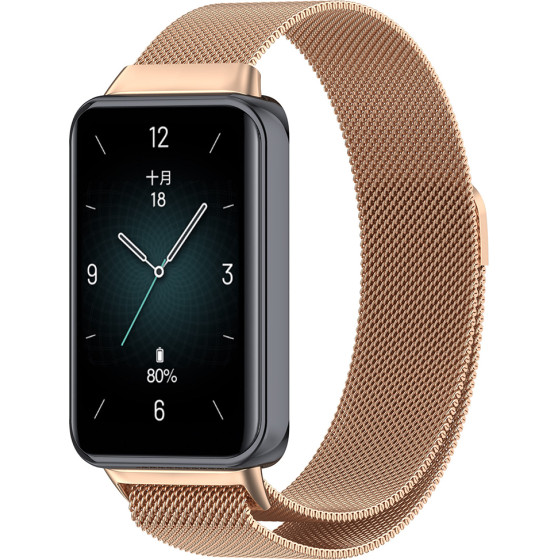 Techsuit - Watchband (W009) - Honor Band 9 - Rose Gold