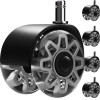 Ruhhy Gray Swivel Chair wheels, 5 pcs. 25280 - (18684-0)