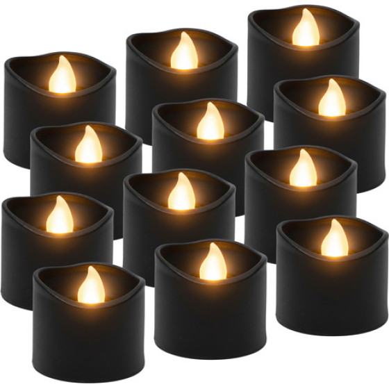 Ruhhy Led Candles 12 Pieces 3.6cm 26128 - (18695-0)
