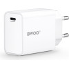 BWOO Wall Charger 20W CDA226 Qc 1x USB-C black