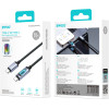 BWOO X324CC Braided Fast Charging Cable With Light Display Pd 60W USB-C - USB-C