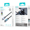 BWOO X324CL Braided Fast Charging Cable With Light Display Pd 27W USB-C - Lightning