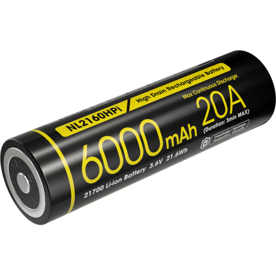 NiteCore �������� 21700 / 6000mAh / Hp (���� ��������)