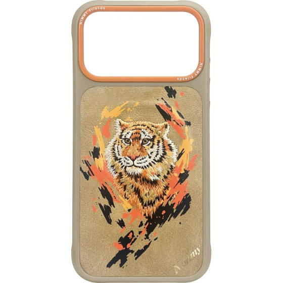 Nimmy Tiger Magsafe Case For Iphone 17 Pro Light Brown - (N-CXXM-IP17-PRO-062)