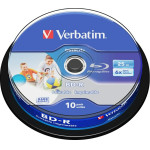 Verbatim Disc BD-R Sl Printable Datalife 6X 25GB 10pCs - (43804)