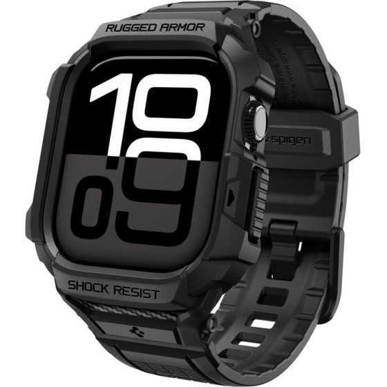 Spigen Rugged Armor ''PRO'' V2 Apple Watch 10 / 11 (42 MM) Matte Black - (ACS10494)