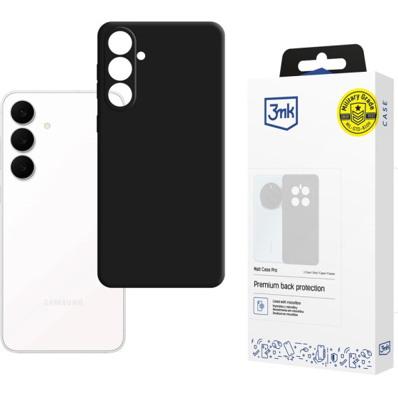 3MK Protection 3MK Matt Case Pro For Samsung Galaxy S25 Fe - Matte Black - (W-3MatCasPr-SGS25F-0)