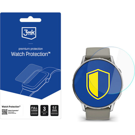 3MK Protection 3MK Watch Protection Arc Smartwatch Screen Protector For Garmin Venu 4 45mm - (W-3WPrARC-GARVEN4-0)