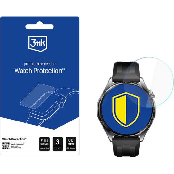 3MK Protection 3MK Watch Protection Flexibleglass Hybrid Glass For The Smartwatch Display For Huawei Watch Gt 6 46 Mm - (W-3WPrFG-HWGT646-0)