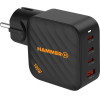 Hammer ��������� �������� ������� �������� Rapidcharge Duo �� �������� ����� Usb A & 3 x Usb C Pd 100W ����� - (AKC001484)